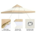 thumbnail image 3 of Yescom 10x10Ft UV30+ Gazebo Replacement Top for 2 Tier Outdoor Canopy Cover Patio Backyard Party Deck Sand+Ivory, 3 of 9