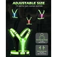 thumbnail image 7 of Zacro LED Reflective Vest Running Gear, 5 Colors Light Up Running Vest for Walking Running Cycling, Rechargeable & Adjustable High Visibility Reflective Running Gear for Women Men Kids, 7 of 7