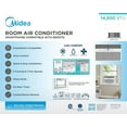 thumbnail image 4 of Midea 14,500 BTU 115V Smart Window Air Conditioner with Remote, up to 700 Sq. ft., MAW15S1WWT, New, 4 of 18
