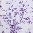 thumbnail image 6 of Women's Adaptive Poly / Cotton Backwrap Gown (Lilac With Flowers 04, XX-Large), 6 of 8