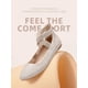 thumbnail image 3 of Zapatos planos con tiras para mujer DREAM PAIRS Talla 9.5 Dorado, 3 of 7