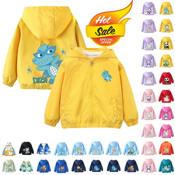 Spring Children's Jacket Long Sleeve Children's Hooded Casual Thin Jacket