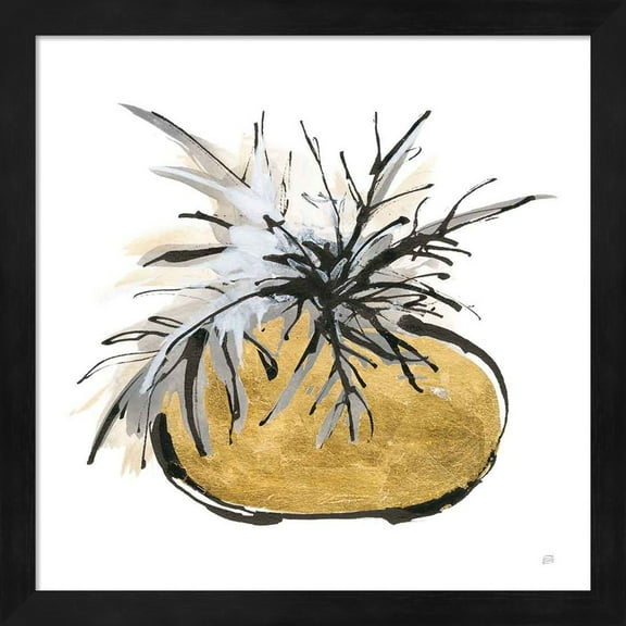 Great Art Now Gilded Vase III by Chris Paschke, Framed Wall Art, 13.25W x 13.25H