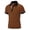 Z02-Brown, variant on YAYUBA Mens Golf Polo Green Classic Button V Neck Big and Tall Business Casual Wear Quick Dry Comfy Classic Fit Casual Weekend Wear