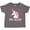Charcoal Grey, variant on Inktastic Big Sister Unicorn Girls Toddler T-Shirt