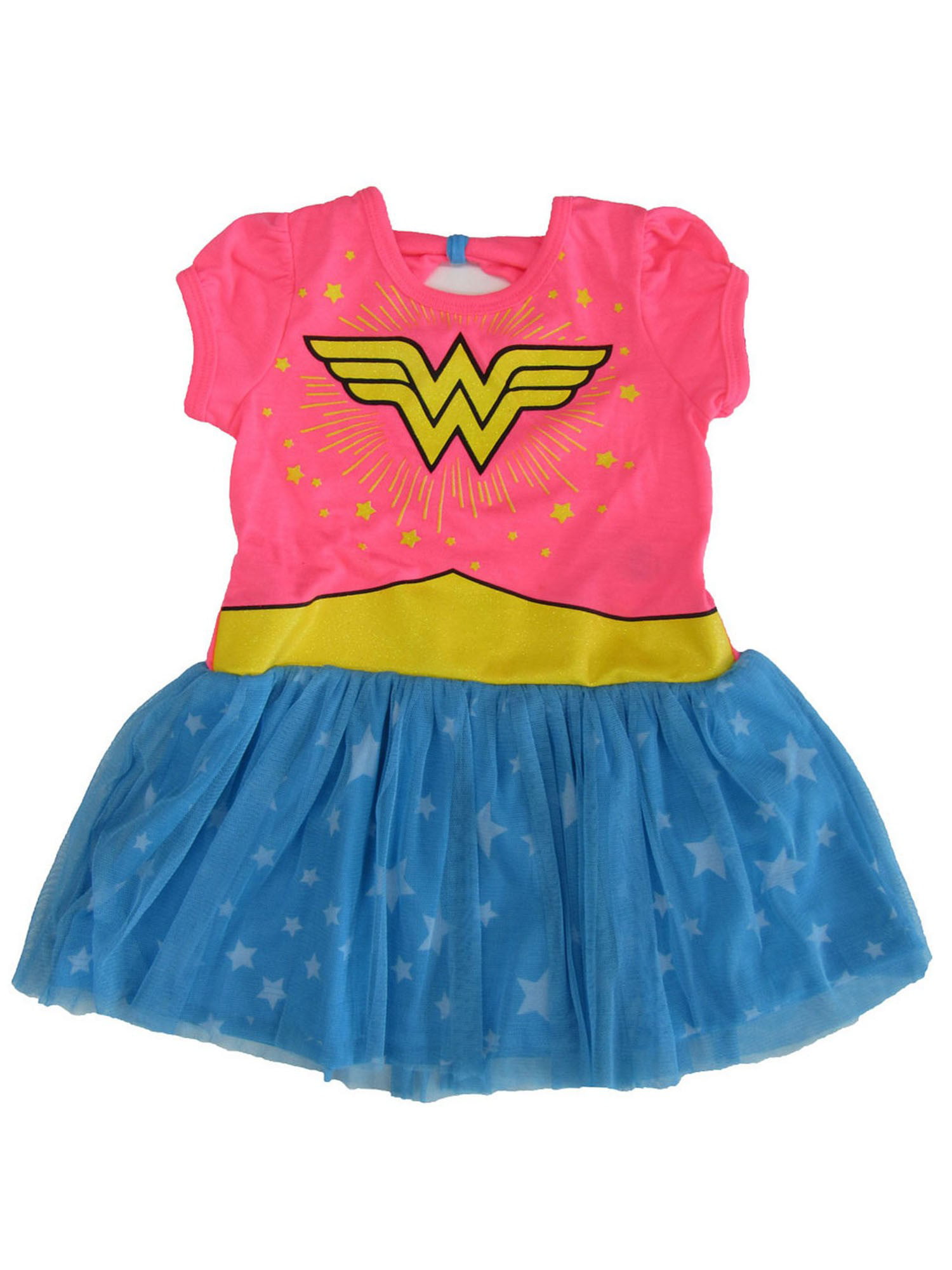 DC - DC Comics Little Girls Pink Blue Wonder Woman Logo Print Tutu ...