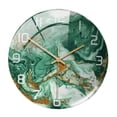 thumbnail image 2 of Reloj de pared decorativo pulgadas marmoleado grande para oficina baño Color cro Zulema reloj de pared de la sala de estar, 2 of 8