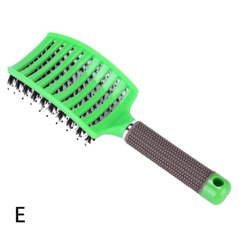 Detangling Hair Brush Nylon Bristle Hairbrush Women Hair Scalp Massage