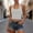 X-White574, variant on Women's Tank Top Sleeveless Backless Halter Neck Solid Color Built In Bra Comfortable Breathable Slim Fit Camisoles For Daily Wear,Black,One Size