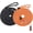 2Pack Black&Orange, variant on 100FT Extra Long Leashes for Dog Training, Reflective Threads Check Cord Recall Training Agility Lead for Large Medium Small Dogs, Dog Tie-Out Cable Great for Playing, Camping, or Backyard