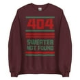 thumbnail image 4 of 404, Sweater Not Found - Ugly Holiday Sweater - Unisex Sweatshirt, 4 of 10