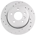 thumbnail image 4 of Geelife For 04-10 X3 Sport Utility Rotor & Brake Pad Posi Ceramic Rear Left Right Kit, 4 of 7