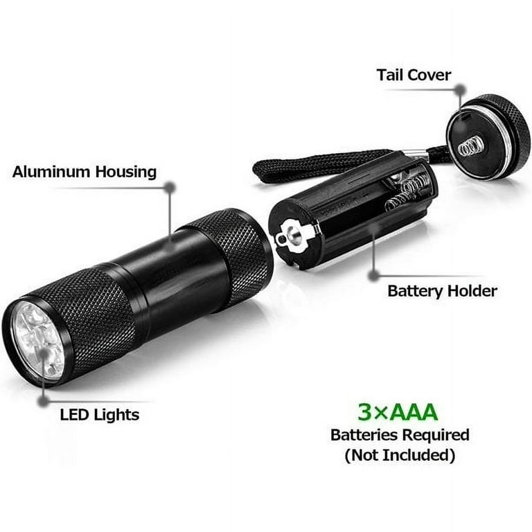 SUBOOS PocketPower LED Flashlight, High Lumens Flash Lights