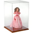 thumbnail image 2 of Plymor Clear Acrylic Display Case with Hardwood Base, 10" W x 10" D x 15" H, 2 of 2