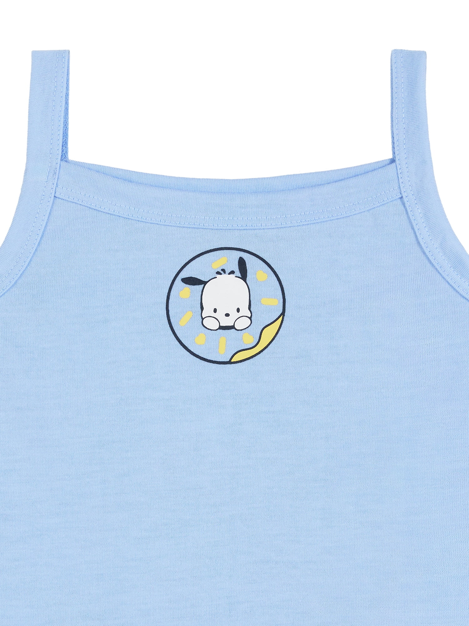 Hello Kitty x Wonder Nation Girls Tank Top Pajama, 3-Pack, Sizes 4-18