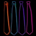 thumbnail image 2 of Corbata con luz LED para Navidad, Halloween, fiesta Rave, espectáculo, disfraz, fiesta, accesorios para corbatas Led, 2 of 3