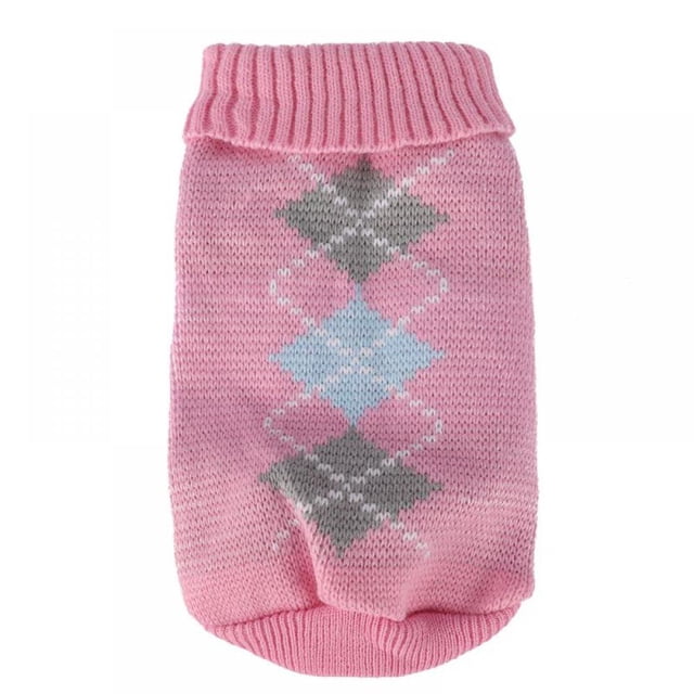 Overalls High Collar Pets Sweater Autumn Winter Dog Sweaters Knitted Coat