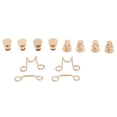 thumbnail image 2 of Adjustable Waist Buckle, Seam Free Reusable Hook Button Set Pants Button Pins Multifunctional Detachable  For Skirts Collars For Sewing Gold, 2 of 8