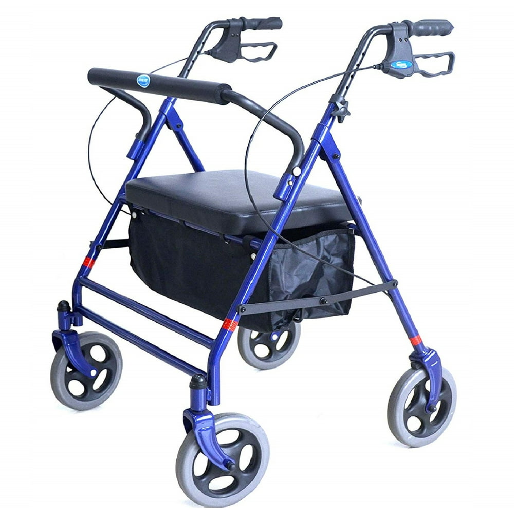 Invacare Bariatric Rollator, 500 lb. Weight Capacity, FlipUp Padded