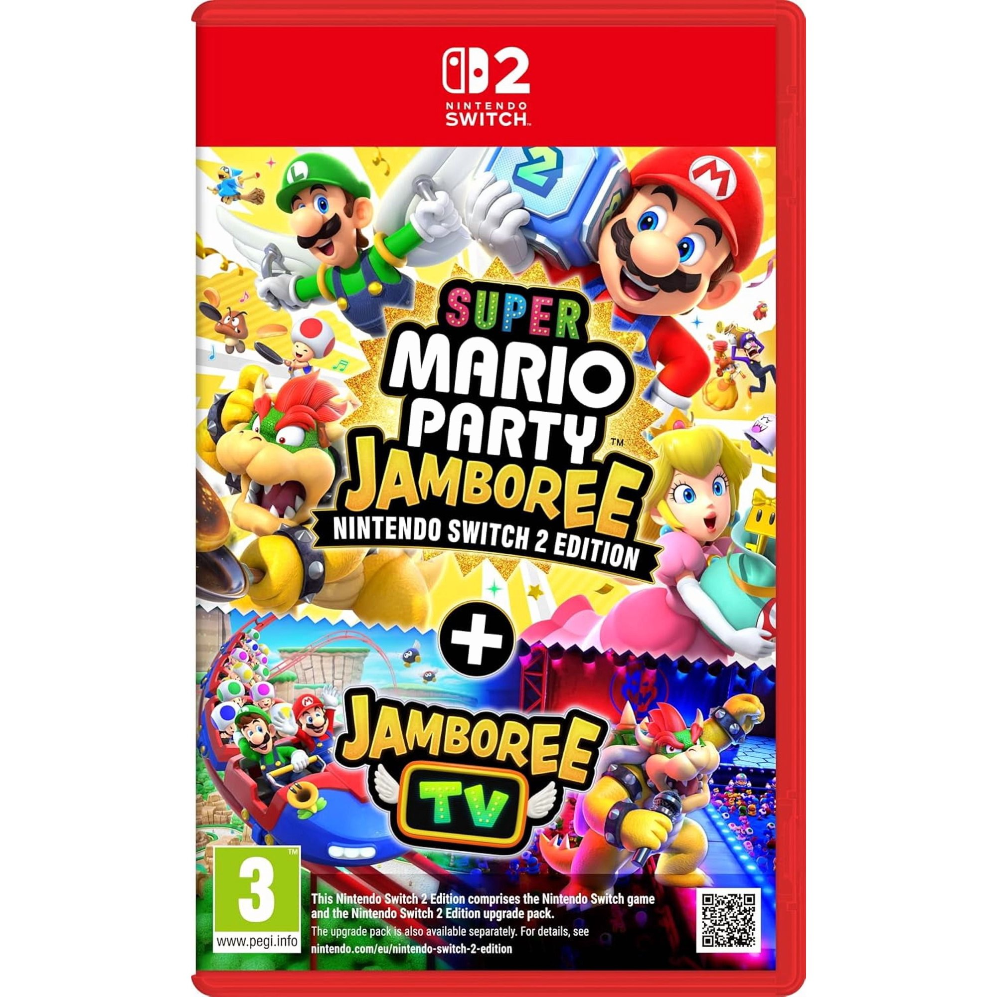 Nintendo Switch 2 + Mario Kart World Bundle + Super Mario Party Jamboree , Jamboree TV（physical）
