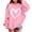 Pink, variant on Toddler Girls Hoodies Heart Print Hoodies Sweatshirts Long Sleeve Casual Hooded Pullover Autumn Outerwear Size 4-5T,White