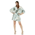 thumbnail image 1 of Poncho Hawaïen pour Femmes Robe Luau Céréales Bleu Clair, 1 of 5