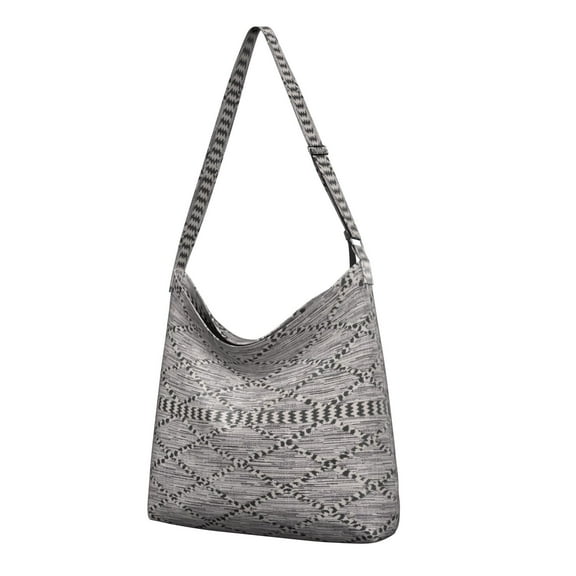 Earthy Bohemian Style Crossbody Bag - Boho Chic Shoulder Tote, Spacious Multi-Pocket Casual Purse