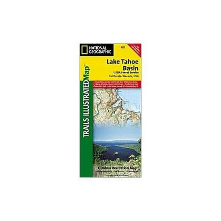 Lake Tahoe Basin [US Forest Service] (National Geographic Trails Illustrated Map) - National