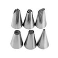 thumbnail image 4 of 8PCS/Set Bakery Cupcake Fondant Cake Decorating Home & Kitchen Icing Piping Nozzles Pastry Bag Ice Cream Tool Baking Mold WHITE, 4 of 8