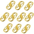 thumbnail image 1 of Pieces Gold 8 Pieces Clasp Repair Connection Buckle Bag Handbag Single Shoulder Chain with Pendant Keychain Buckle Ring Metal, 1 of 5