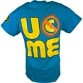 thumbnail image 6 of John Cena Mens Blue Throwback Costume Hat T-shirt Wristbands 5XL, 6 of 10