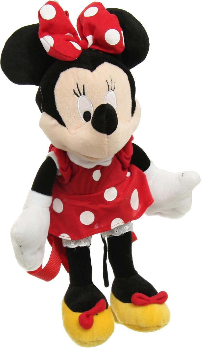 Plush Disney Minnie Mouse Red Dress 7 Soft Doll Toys New