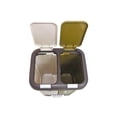 thumbnail image 4 of Cesto Bote Basura Doble Mecanismo Organico Inorganico Pedal Namaro Design OR-436911, 4 of 7