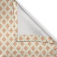 thumbnail image 6 of Ambesonne Orange Brown Grommet Curtain, Diagonal Tiles, 50" x 63", Pale Orange, 6 of 6