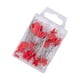 thumbnail image 1 of 80 alfileres rectos para coser, accesorios de costura para tejer, alfiler de posicionamiento portátil para acolchado, para confección de ropa y tela. rojo, 1 of 8