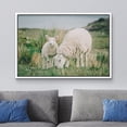 thumbnail image 2 of wall26 Framed Canvas Print Wall Art Scotland Ireland Countryside Farm Sheep Lamb Nature Animals Photography Realism Rustic Scenic Landscape Colorful for Living Room, Bedroom, Office - 16"x24&quo, 2 of 5