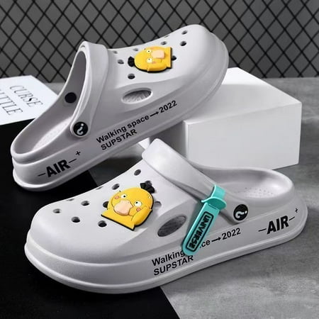 

Hole shoes men‘s summer breathable trendy outdoor wear beach non-slip shit feeling Internet Celebrity All-match outdoor sandals men‘s fashion