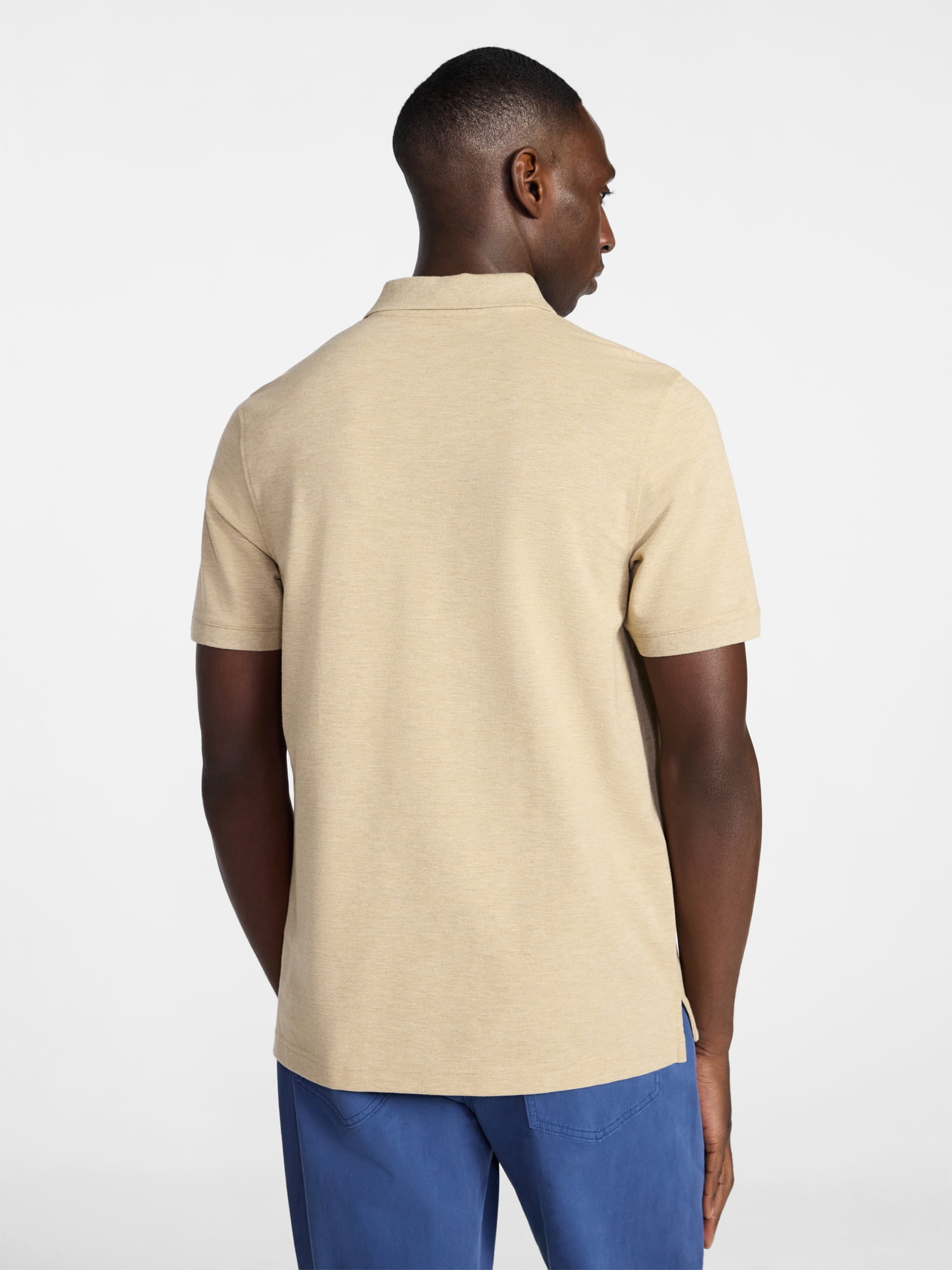 George Men's & Big Men's Classic Fit Pique Polo with Short Sleeves, Sizes XS-5XL, LT-3XLT