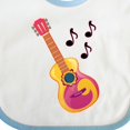 thumbnail image 4 of Inktastic Guitar Music Retro Musician Boys or Girls Baby Bib, 4 of 4