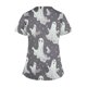 thumbnail image 5 of Puntoco Top de lactancia informal con cuello en V, manga corta y estampado de Halloween para mujer, 5 of 5