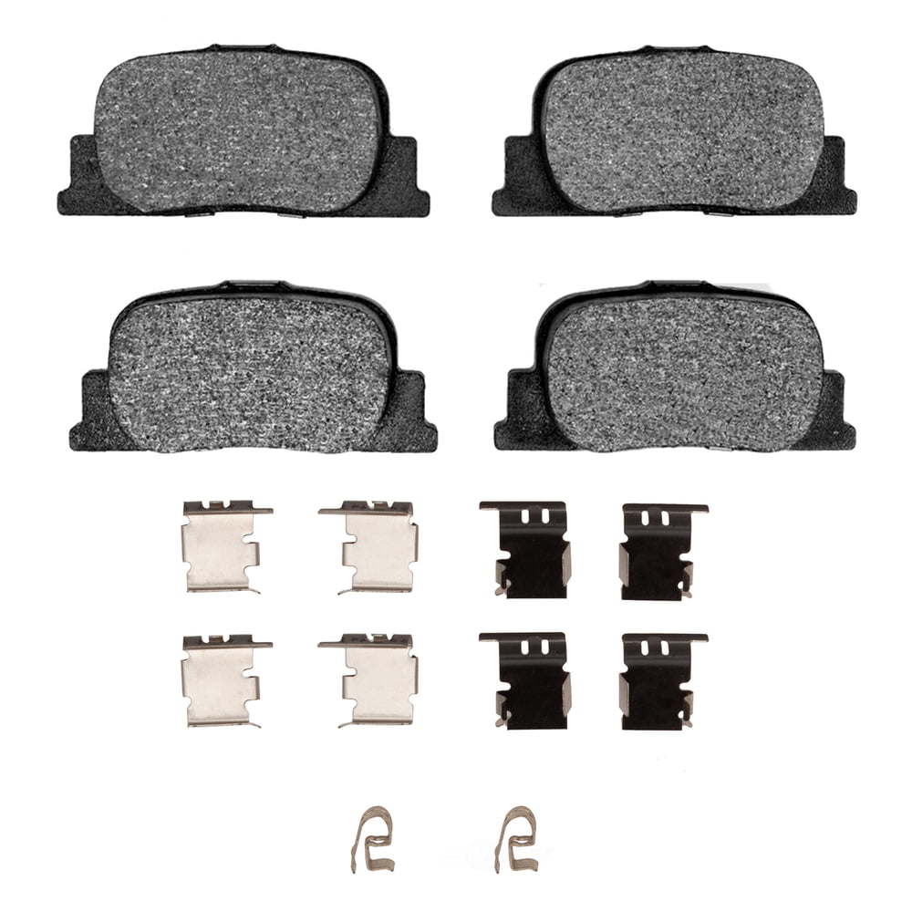 Dynamic Friction Company 1551-0835-01 DFC 5000 Advanced Brake Pads - Ceramic and Hardware Kit - OE