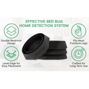 DuoTrap Bed Bug Defender Pro - 8 Pack Bed Bug Interceptors