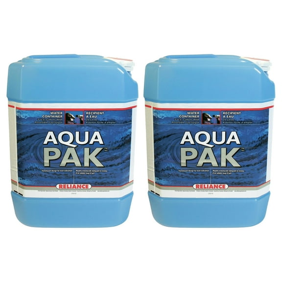 Reliance Products Aqua-Pak Water Container Jug, 5 Gallons (4 Pack)