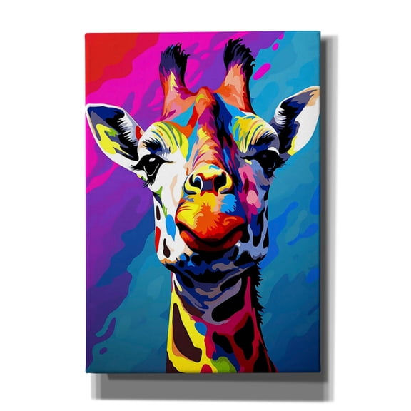 Epic Graffiti 'Giraffe Pop Art' by Andreas Magnusson Canvas Wall Art, 18" x 26"