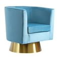 thumbnail image 2 of Meridian Furniture Inc Bellagio Upholstered Accent Barrel Chair, 2 of 11