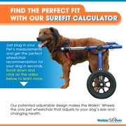 Walkin Wheels Dog Wheelchair - Vet Approved - Large Dogs 70 -180 lbs
