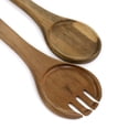 thumbnail image 3 of Gibson Elite 78975.03 Acacia Wood Salad Bowl & Spoon Set, Brown - 3 Piece, 3 of 8