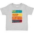 thumbnail image 3 of Inktastic Volunteering Eat Sleep Volunteer Repeat Boys or Girls Baby T-Shirt, 3 of 5