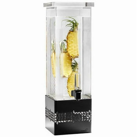 Rosseto LD169 2 gal Mosaic Beverage Dispenser with Black Matte Base