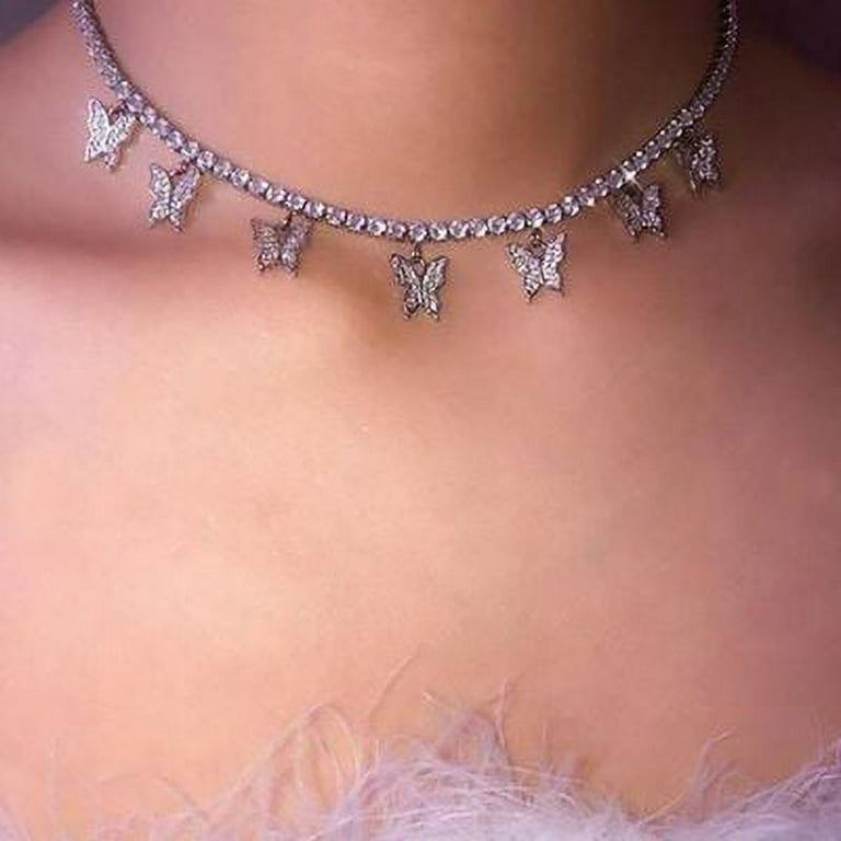 Butterfly 2024 choker necklace